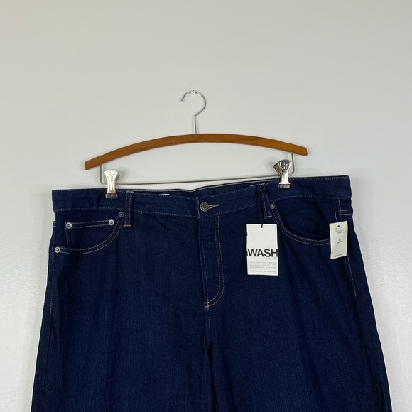 NWT Gap Perfect Boot Cut Jeans Dark Wash Sz. 20L/35L - Picture 3 of 13